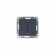 Механизм выключателя 2-кл. СП Atlas Design 10А IP20 (сх. 5а) 10AX с подсветкой грифель SchE ATN000753 ATN000753