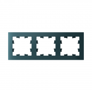 Рамка 3-м Atlas Design универс. изумруд SchE ATN000803 ATN000803