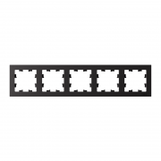 Рамка 5-м Atlas Design универс. карбон SchE ATN001005 ATN001005