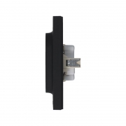 Розетка 2-м Atlas Design с заземл. 16А в сборе карбон SchE ATN001024 ATN001024