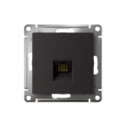 Механизм розетки компьютерной Atlas Design RJ45 карбон SchE ATN001083 ATN001083