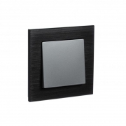 Рамка 1-м Atlas Design NATURE металл оникс SchE ATN312301 ATN312301