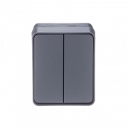 Выключатель 2-кл. ОП AtlasDesign Profi54 IP54 10AX антрацит SE ATN544051 ATN544051