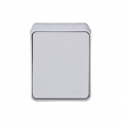 Переключатель проходной 1-кл. ОП AtlasDesign Profi54 IP54 10AX бел. SE ATN540161 ATN540161