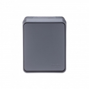 Переключатель проходной 1-кл. ОП AtlasDesign Profi54 IP54 10AX антрацит SE ATN544061 ATN544061