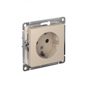 Розетка AtlasDesign 16А с заземл. защ. шторки механизм песочн. SE ATN001245 ATN001245
