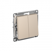Переключатель проходной 2-кл. СП AtlasDesign 10А (сх. 6/2) 10AX механизм песочн. SE ATN001265 ATN001265
