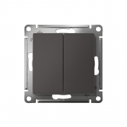 Выключатель 2-кл. AtlasDesign (сх. 5) 10AX механизм базальт SE ATN001451 ATN001451