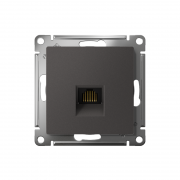 Розетка компьютерная AtlasDesign RJ45 кат.5E механизм базальт SE ATN001483 ATN001483