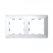 Рамка 2-м AtlasDesign Air бел./дым. бел. SE ATN220102 ATN220102