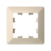 Рамка 1-м AtlasDesign Air беж./дым. бел. SE ATN220201 ATN220201
