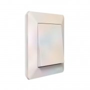 Рамка 1-м AtlasDesign Air жемчуж./дым. бел. SE ATN220401 ATN220401