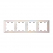 Рамка 4-м AtlasDesign Air жемчуж./дым. бел. SE ATN220404 ATN220404