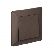 Рамка 1-м AtlasDesign Air мокко/дым. черн. SE ATN220601 ATN220601