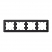 Рамка 4-м AtlasDesign Air карбон/дым. черн. SE ATN221004 ATN221004