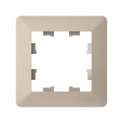 Рамка 1-м AtlasDesign Air песочн./дым. бел. SE ATN221201 ATN221201