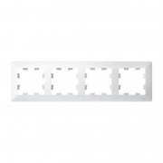 Рамка 4-м AtlasDesign Air лотос/дым. бел. SE ATN221304 ATN221304