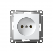 Розетка AtlasDesign 16А без заземл. без шторок быстрозажим. клем. механизм бел. SE ATN000141S ATN000141S