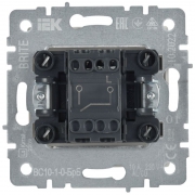 Выключатель 1-кл. СП BRITE ВС10-1-0-БрБ 10А бел. IEK BR-V10-0-10-K01 BR-V10-0-10-K01