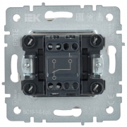 Выключатель проходной 1-кл. СП BRITE ВС10-1-6-БрБ 10А бел. IEK BR-V12-0-10-K01 BR-V12-0-10-K01