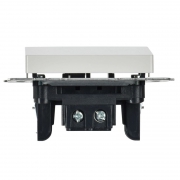 Выключатель проходной 1-кл. СП BRITE ВС10-1-6-БрБ 10А бел. IEK BR-V12-0-10-K01 BR-V12-0-10-K01