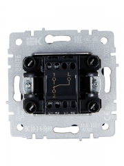 Выключатель проходной 1-кл. СП BRITE ВС10-1-6-БрМ 10А маренго IEK BR-V12-0-10-K35 BR-V12-0-10-K35