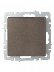 Выключатель проходной 1-кл. СП BRITE ВС10-1-6-БрТБ 10А бронза IEK BR-V12-0-10-K45 BR-V12-0-10-K45