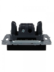 Выключатель проходной 1-кл. СП BRITE ВС10-1-6-БрЧ 10А черн. IEK BR-V12-0-10-K02 BR-V12-0-10-K02