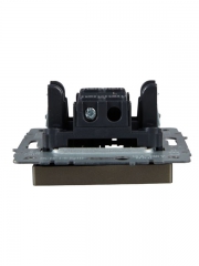 Выключатель проходной 1-кл. СП BRITE ВС10-1-6-БрШ 10А шампань IEK BR-V12-0-10-K37 BR-V12-0-10-K37