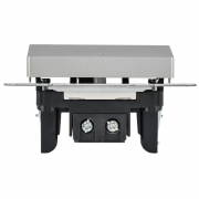 Выключатель 1-кл. СП BRITE ВС10-1-1-БрА 10А с инд. алюм. IEK BR-V10-1-10-K47 BR-V10-1-10-K47