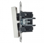 Выключатель 1-кл. СП BRITE ВС10-1-1-БрБ 10А с инд. бел. IEK BR-V10-1-10-K01 BR-V10-1-10-K01