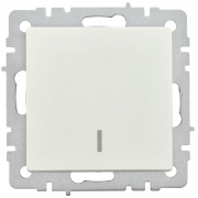 Выключатель 1-кл. СП BRITE ВС10-1-1-БрЖ 10А с инд. жемчуж. IEK BR-V10-1-10-K36 BR-V10-1-10-K36