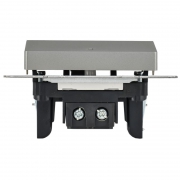 Выключатель 1-кл. СП BRITE ВС10-1-1-БрС 10А с инд. сталь IEK BR-V10-1-10-K46 BR-V10-1-10-K46