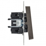 Выключатель 1-кл. СП BRITE ВС10-1-1-БрТБ 10А с инд. бронза IEK BR-V10-1-10-K45 BR-V10-1-10-K45
