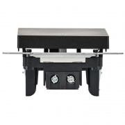 Выключатель 1-кл. СП BRITE ВС10-1-1-БрЧ 10А с инд. черн. IEK BR-V10-1-10-K02 BR-V10-1-10-K02