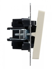 Выключатель 1-кл. СП BRITE ВС10-1-4-БрКр 10А самовозвратн. беж. IEK BR-V14-0-10-K10 BR-V14-0-10-K10