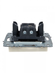 Выключатель 1-кл. СП BRITE ВС10-1-4-БрКр 10А самовозвратн. беж. IEK BR-V14-0-10-K10 BR-V14-0-10-K10