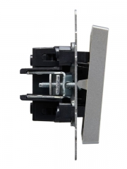 Выключатель 3-кл. СП BRITE ВС10-3-0-БрА 10А алюм. IEK BR-V30-0-10-K47 BR-V30-0-10-K47