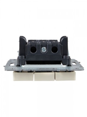 Выключатель 3-кл. СП BRITE ВС10-3-0-БрКр 10А беж. IEK BR-V30-0-10-K10 BR-V30-0-10-K10