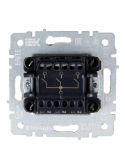 Выключатель 3-кл. СП BRITE ВС10-3-0-БрКр 10А беж. IEK BR-V30-0-10-K10 BR-V30-0-10-K10