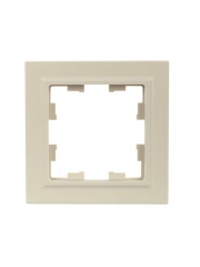 Рамка 1-м BRITE РУ-1-БрКр беж. IEK BR-M12-K10 BR-M12-K10