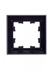 Рамка 1-м BRITE РУ-1-БрМ маренго IEK BR-M12-K35 BR-M12-K35