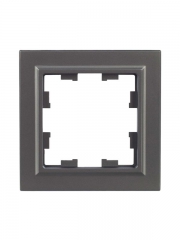 Рамка 1-м BRITE РУ-1-БрС сталь IEK BR-M12-K46 BR-M12-K46