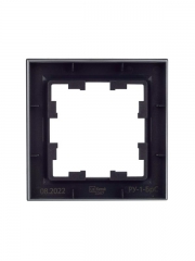 Рамка 1-м BRITE РУ-1-БрС сталь IEK BR-M12-K46 BR-M12-K46