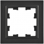 Рамка 1-м BRITE РУ-1-БрЧ черн. IEK BR-M12-K02 BR-M12-K02