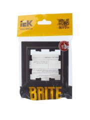 Рамка 1-м BRITE РУ-1-БрТБ бронза IEK BR-M12-K45 BR-M12-K45