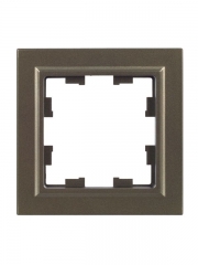 Рамка 1-м BRITE РУ-1-БрШ шампань IEK BR-M12-K37 BR-M12-K37