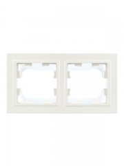 Рамка 2-м IP44 BRITE РУ-2-БрБ-44 бел. IEK BR-M22-44-K01 BR-M22-44-K01