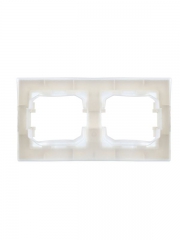 Рамка 2-м IP44 BRITE РУ-2-БрБ-44 бел. IEK BR-M22-44-K01 BR-M22-44-K01