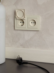 Рамка 2-м IP44 BRITE РУ-2-БрКр-44 беж. IEK BR-M22-44-K10 BR-M22-44-K10